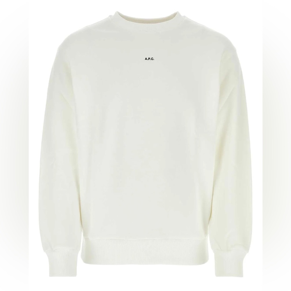 A.P.C. Logo Detailed Crewneck Sweatshirt Small